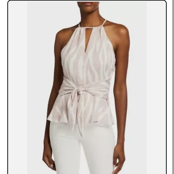 Parker Katsura Zebra Halter Top - Picture 2 of 10